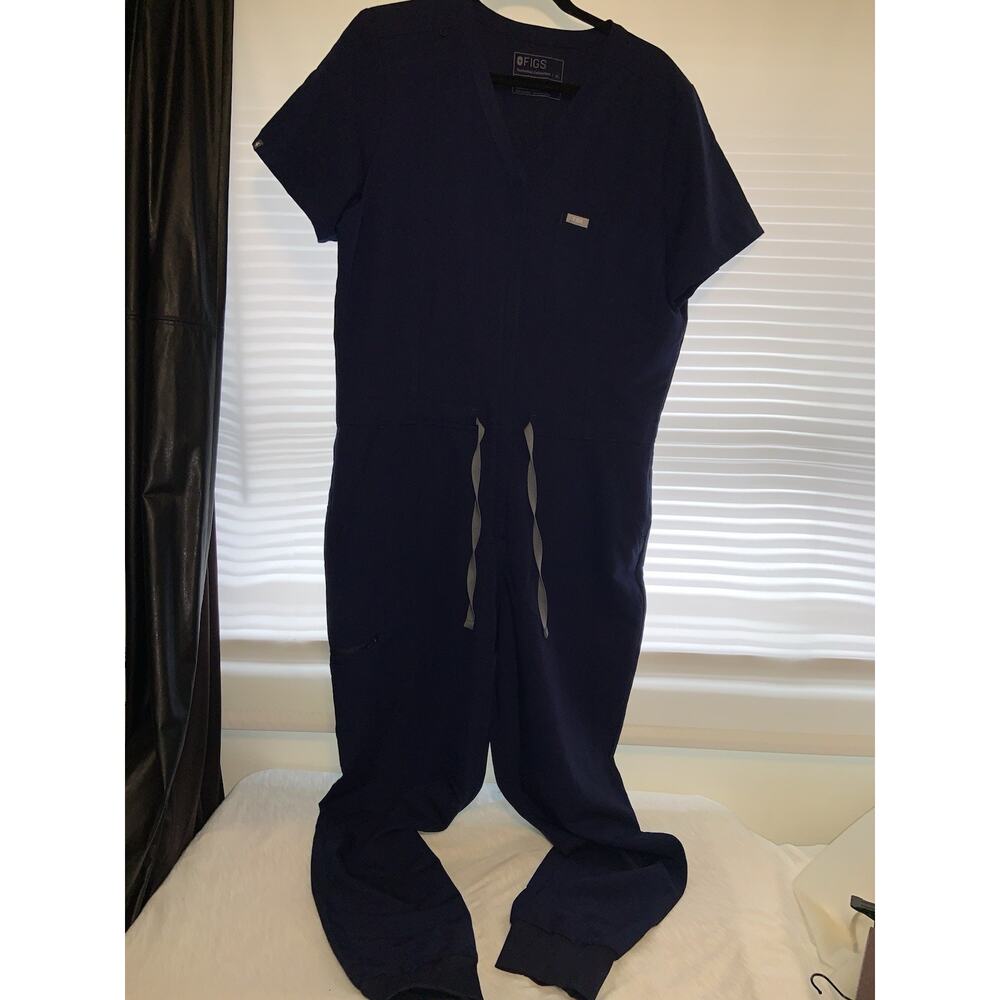 Figs Rafaela Technical Collection Navy Blue Jumpsuit Size Extra Large
